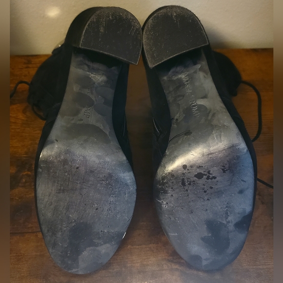 Ivanka Trump Black Heeled Over the Ankle Boot US 8.5 Women's - Picture 4 of 6